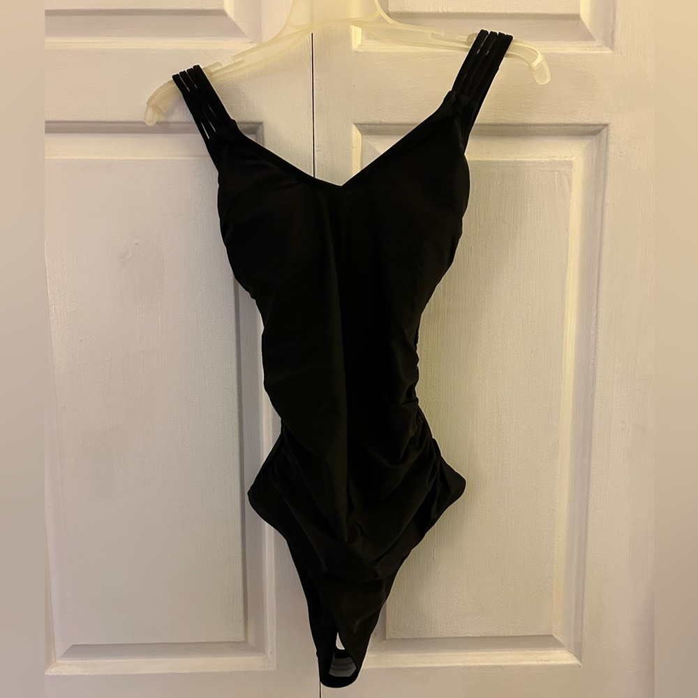 Black One-Piece Bathing Suit. NWT!